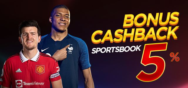 CASHBACK 5% SPORTBOOK