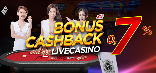 CASHBACK LIVECASINO 0.7% 